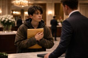 The Boy at the Marble Desk