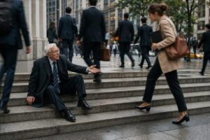 The Interview That Began on the Steps