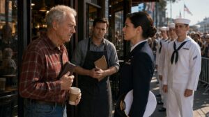 The Old Man in the Red Plaid Shirt Wasn’t Waiting for a Salute