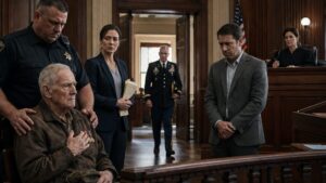 The Old Veteran Held His Medals in Court Until One Officer Finally Asked His Name