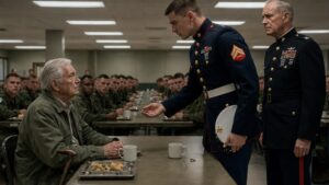 The Old Marine Kept One Bent Pin Beside His Coffee Until The Mess Hall Finally Understood Why