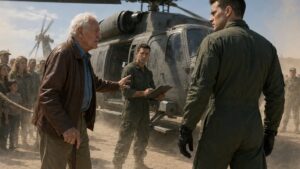The Young Pilot Laughed When The Old Veteran Checked The Helicopter Step