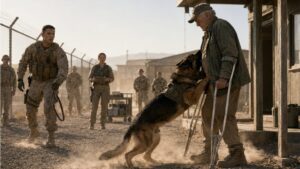 The Old Handler on Crutches Said Nothing Until the Shepherd Remembered His Name