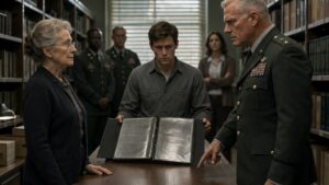When the Sergeant Pointed at the Old Woman in the Archive, the Binder Remembered Her Name
