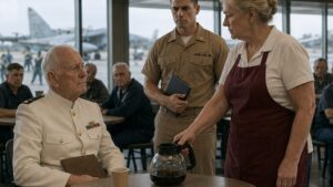 The Old Navy Veteran Asked Only for Coffee, But the Cafeteria Remembered His Silence