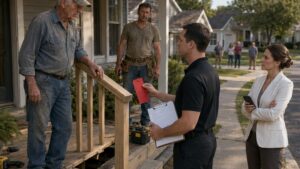 They Fined His Porch Repair Until They Learned What That Old Handrail Was Holding Together