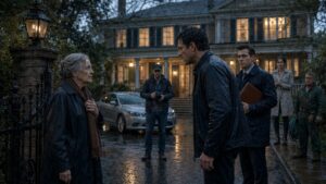 When Her Children Put The House Up For Sale, She Stood Outside The Gate In The Rain