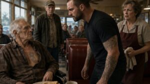 When They Tore Open His Plaid Shirt, The Number 412 Made The Whole Diner Go Silent