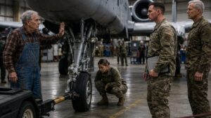 The Old Crew Chief Touched The Landing Gear Once And Heard What Everyone Else Ignored