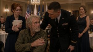 The Officer Questioned the Ragged Old Man Until He Saw the Faded Patch on His Sleeve