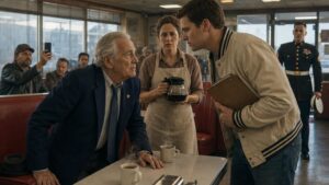 He Tried To Move The Old Man From The Red Booth Until The Star Pin Spoke