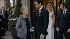 Her Son Offered Her Cash To Leave His Wedding After Throwing Away Her Husband’s Gray Hoodie
