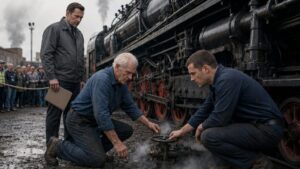 They Told the Old Veteran to Step Away Until the Steam Engine Answered Him