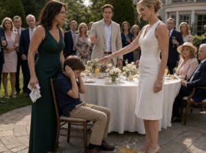 The Green Dress Was Borrowed, But The Silence Was Hers