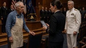 The Old Man in the Apron Was the Reason the Navy Left One Seat Empty