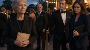 They Moved The Elderly Woman Away From The VIP Tables Until The Helicopter Landed For Her