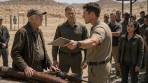 The Young Instructor Mocked His Old Rifle Until The Desert Target Came Back Silent