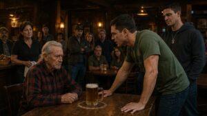 The Young Men Laughed At The Old Veteran’s Beer Mug Before Learning Why He Never Touched It