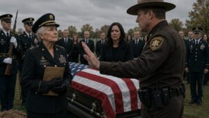The Sheriff Handcuffed The Old Woman At A Soldier’s Funeral, Then Read Her Name On The Final Orders
