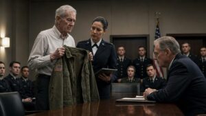 They Questioned The Old Man’s Service Until His Faded Field Jacket Made The Room Go Silent