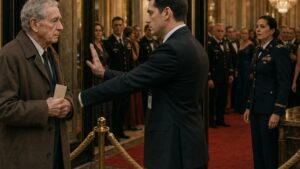 They Stopped The Old Man At The Gala Door, Not Knowing His Name Built The Room