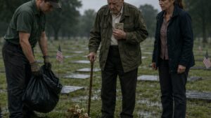 He Came Back To That Empty Military Grave Every June Until His Granddaughter Finally Asked Why