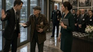 They Turned Away The Old Man In The Worn Brown Coat From The Center Bearing His Name