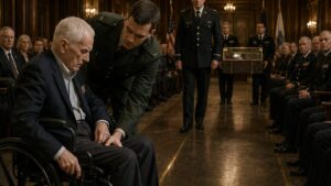 They Ordered the Old Veteran Out of the Aisle Before Learning Why He Chose That Seat