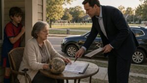 They Put A Repair Bill In Front Of The Widow Until Her Old Soccer Ball Told The Truth
