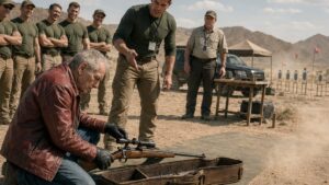 They Laughed At The Old Veteran Kneeling In The Dust Until His Target Came Back Silent