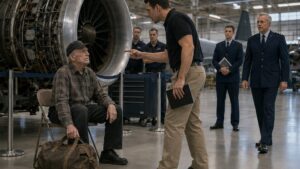 The Old Man Beside the Jet Engine Carried the Tool Bag No One Wanted Opened