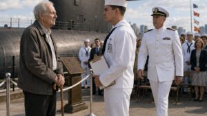 A Young Sailor Blocked The Old Man At The Submarine Memorial, Then Learned Who Once Commanded It