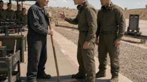 They Mocked the Old Man Holding a Broom Until the Range Went Quiet