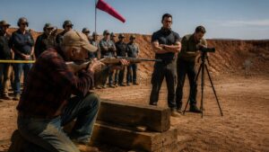 They Mocked the Old Veteran’s Trembling Hands Until His Scarred Rifle Answered for Him