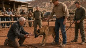 They Made the Old Veteran Kneel Until the Military Dog Remembered His Hands