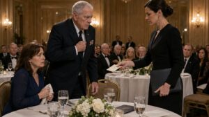 The Old Veteran Held a White Card at the Banquet and Refused to Shame Her Back
