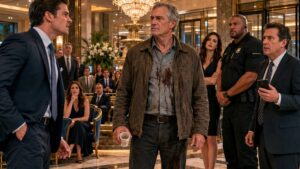 The Man Covered in Coffee Who Shut Down a Luxury Hotel and Exposed Everything Hidden Behind Its Golden Lobby