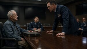 They Interrogated The Old Man In Denim Until His Black Case Revealed Who Commanded Them
