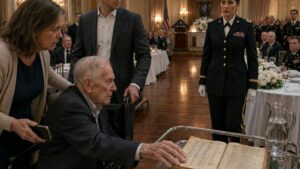 They Tried to Move the Old Veteran Until the General Recognized His Green Ledger
