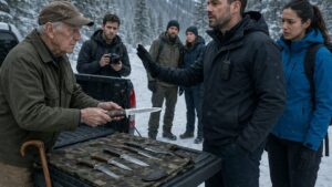 They Laughed When the Old Veteran Warned Them About the Knife in the Snow