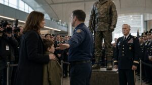 The Day Rachel Moore Brought Her Son to Meet the Bronze Face of the Father Who Never Came Home