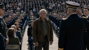 The Forgotten Veteran in the Torn Jacket Who Stopped a Military Graduation Ceremony Without Saying a Word