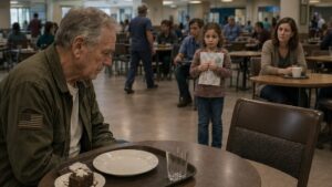 The Empty Plate Across The Hospital Table And The Drawing That Finally Brought Him Back
