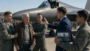 They Restrained the Old Man Beside the Aircraft Until the Base Found His Final Command