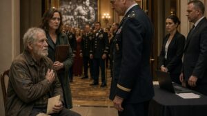 They Tried to Remove the Old Man Until the Commander Recognized His Hand-Stitched Patch