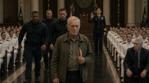 They Sent Security Toward the Old Man Before the Navy Remembered Who Built the Hall