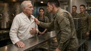 The Soldier Grabbed an Old Cafeteria Worker, Then Learned Who Built His Command