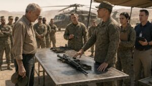 They Laughed When the Old Veteran Touched the Rifle, Until His Quiet Warning Saved the Range
