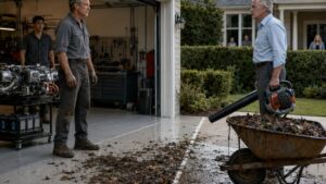 The Quiet Man in the Open Garage Owned the Line His Loud Neighbor Crossed