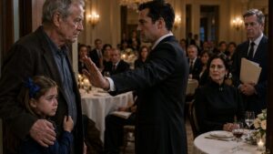 They Blocked Him At The Estate Dinner After Rewriting Her Will Without His Name